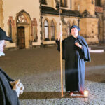 Night watchman Bremme at the Thomas Church