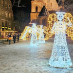 Leipzig im Advent - Engel auf der Thomaswiese