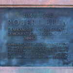 Gedenktafel für Robert Blum am Alten Rathaus