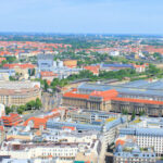 Panoramablick vom Cityhochhaus - Hauptbahnhof