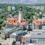 Panoramablick vom Cityhochhaus - Neues Rathaus