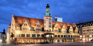 Leipzig am Abend - Altes Rathaus