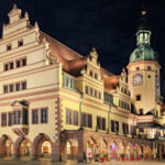 Leipzig am Abend - Altes Rathaus