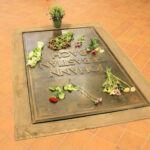 Grab von Johann Sebastian Bach in der Thomaskirche