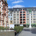 Plattenbau am Nikolaikirchhof