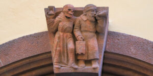 Der Nachtwächter am Leipziger Rathaus