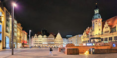 Leipzig, Stadtrundgang, Stadtführung, Markt, Altes Rathaus, Abendrundgang, romantisch