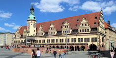 Leipzig, Stadtrundgang, Stadtführung, Markt, Altes Rathaus