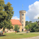Wasserturm auf dem Gutshof Zscheiplitz