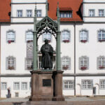 Lutherstadt Wittenberg - Lutherdenkmal auf dem Markt