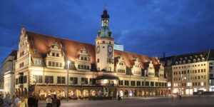 Altes Rathaus am Markt in Leipzig