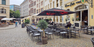 Barfußgässchen in Leipzig
