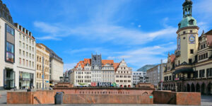 Architekturvielfalt am Leipziger Markt - von der Renaissance bis zur Moderne