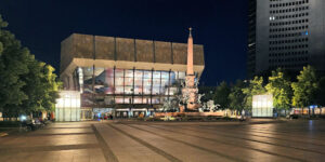 Das Gewandhaus am Augustusplatz in Leipzig