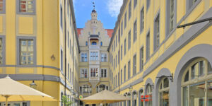 Barthels Hof in Leipzig - letzter erhaltener Durchgangshof der Leipziger Warenmesse