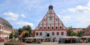 Das Rathaus in Grimma