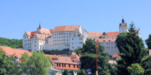 Schloss Colditz über der Zwickauer Mulde